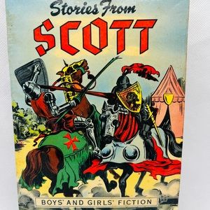 Stories From Scott Boys’ And Girls’ Fiction Vintage Paperback (1948) Ivanhoe